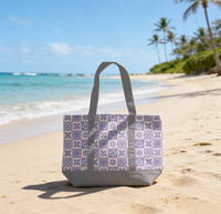 Sac en toile mini léger grande capacité à motifs de quilting hawaïens, imprimé à la demande, couleur personnalisée, idéal comme cadeau