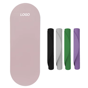Tapis de fitness personnalisé de haute qualité pour la maison, logo personnalisé, PU écologique, antidérapant, épaisseur 4-6 mm - Product Image 1