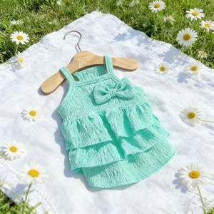 Vestido de Verano Transpirable Estilo Coreano para Mascotas, Corte Princesa, Colores Macaron, para Perros y Gatos - Product Image 4