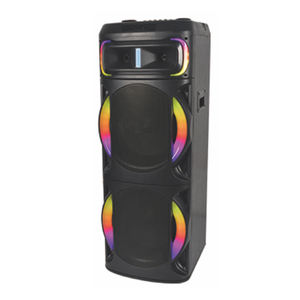 Dual 12 "Woofers <span class=keywords><strong>Altavoces</strong></span> <span class=keywords><strong>Bluetooth</strong></span> <span class=keywords><strong>grandes</strong></span> profesionales Sistema de <span class=keywords><strong>altavoces</strong></span> PA portátil Caja de sonido con luz de fiesta - Product Image 4