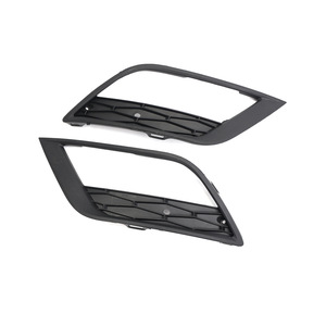 Seat Fog Light Bezels Black <b>ABS</b> Left And Right For 2013-2016 Ibiza Front Bumper Grille Covers - Product Image 1