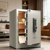 BW-60 Safe Box Mittelgroßer Stahl-Tresor mit Elektronischem Kombinationsschloss und Gesichtserkennung für Studium, Schule, Krankenhaus, Hotel, Bank