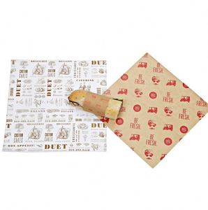 Print logo Brown Food Wax <b>Paper</b> Mcdonald's Burger <b>Wrapping</b> <b>Paper</b> Hot Dog <b>Paper</b> Wrappers Customized Design - Product Image 6