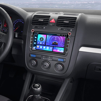 Autoradio Android 8 pouces avec GPS, navigation, lecteur multimédia, compatible CarPlay et Android Auto pour les véhicules de la série VW Volkswagen