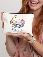 City Of Starlight VELARIS – trousse de maquillage personnalisée à motifs, sac de rangement de voyage pour articles de toilette, pochette à cosmétiques, cadeau pour enterrement de vie de jeune fille