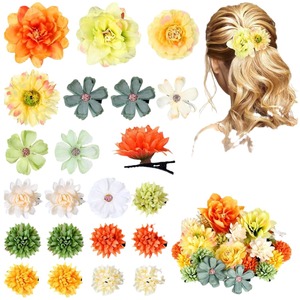 ชุดกิ๊บติดผมรูปดอกกุหลาบสำหรับผู้หญิง สไตล์โบโฮ เครื่องประดับผมดอกไม้ประดิษฐ์ สำหรับเจ้าสาว งานแต่งงาน และสวมใส่ในชีวิตประจำวัน ขายส่ง - Product Image 5