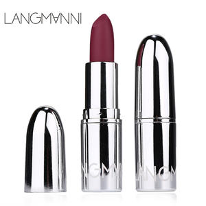 Hochwertiger Langmanni 8-Farben Matt-Silber Mineral-Lippenstift Wasserfest Nicht-färbend Langanhaltend Feuchtigkeitsspendender Lippenstift - Product Image 2