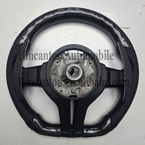 Volant de direction pratique en fibre de carbone et cuir avec LED, en promotion, pour BMW Série 3, Série 5, F10, F20, F30, F90, F01, F02 - Product Image 6