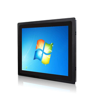 PC industriel à écran tactile capacitif sans ventilateur de 12,1 pouces en alliage d'aluminium IP65 Celeron J1900 4 Go 256 Go Win7 Win10 RS232 RS485