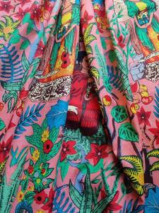 Inspired Print <strong>Fabric</strong> for Dress Making Curtain Cushion and Upholestory Creative Craft in Wholesale Price