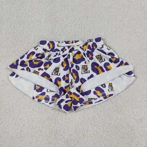 En Stock: Shorts de Yoga con Estampado de Leopardo para Niñas, Ropa Deportiva Infantil al por Mayor, Moda Boutique - Product Image 5