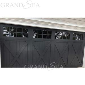 Meilleure vente Portes <span class=keywords><strong>de</strong></span> garages sécurisées <span class=keywords><strong>de</strong></span> haute qualité <span class=keywords><strong>Porte</strong></span> <span class=keywords><strong>de</strong></span> <span class=keywords><strong>garage</strong></span> sectionnelle automatique en acier noir 10x7 - Product Image 3