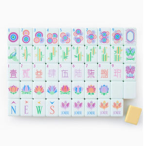 ชุดไพ่นกกระจอกสุดหรูแบบอเมริกันคลาสสิกพร้อม166ทนทานและเป็นมิตรกับสิ่งแวดล้อมกระเบื้องขนาด1.2นิ้วสำหรับใช้ในบ้านและคาสิโน - Product Image 5