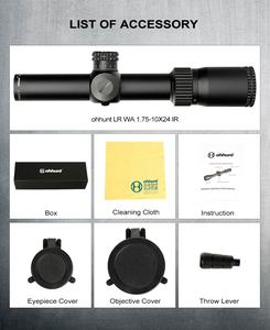 กล้องเล็ง Ohhunt OEM Tactical <span class=keywords><strong>Sight</strong></span> 1.75-10X24 IR พร้อมเส้นเล็งแบบแกะสลักบนกระจก ปรับล็อคและรีเซ็ตได้ ขนาดกะทัดรัด - Product Image 6