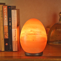 Lampe de sel de l'Himalaya sculptée à la main en gros avec variateur d'intensité, en sel rocheux naturel, pour la décoration bien-être à domicile, toucher réel, idéale pour Noël