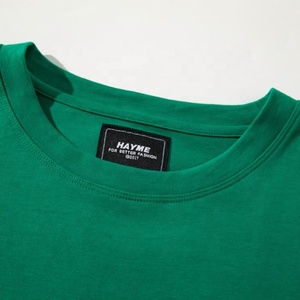 T-shirts avec logo appliqué personnalisé T-shirts avec logo brodé surdimensionné - Product Image 5