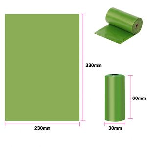 100% Biodegradable PBAT+PLA <b>Extra</b> Thick Disposable Pet Waste Dispenser Luxury Portable Dog Poop Bags Custom Wholesale - Product Image 6