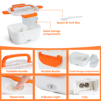 B10-0850 Entrepôt USA Amz Meilleures ventes 2026 110V/220V 1.05L Boîte alimentaire électrique portable pour le stockage et le transport