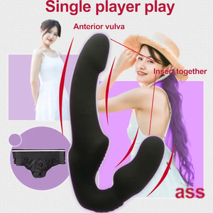 Sextoy avec télécommande, vibromasseur sur gode, culotte portable, stimulateur de Clitoris, masseur Anal - Product Image 2