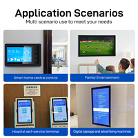 Monitor de Pantalla Táctil Capacitiva Industrial de 10 Puntos, Panel PC Todo en Uno Android, Soporte de Pared VESA, Kiosco POS, Venta al Por Mayor