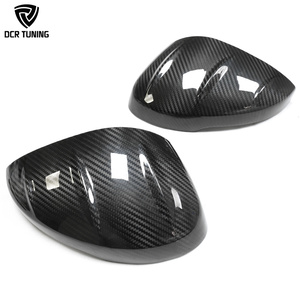 Copri Specchietto Retrovisore in Fibra di Carbonio a Secco Stile <span class=keywords><strong>Mugen</strong></span> per Honda Civic 11ª Generazione con Taglio per Indicatore di Direzione - Product Image 2