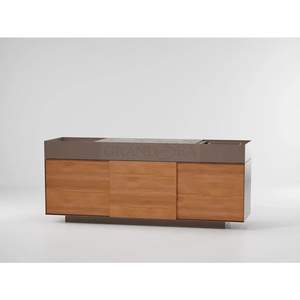 Custom in acciaio inox per esterni armadio da <span class=keywords><strong>cucina</strong></span> modulare in marmo <span class=keywords><strong>tavolo</strong></span> esterno <span class=keywords><strong>cucina</strong></span> barbecue <span class=keywords><strong>isola</strong></span> <span class=keywords><strong>con</strong></span> lavello <span class=keywords><strong>e</strong></span> Grill - Product Image 4