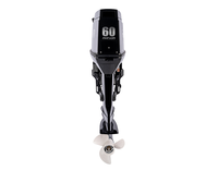 Moteur hors-bord marin 2 temps 60 CV haute performance et durable Parsunn pour bateau de pêche commercial
