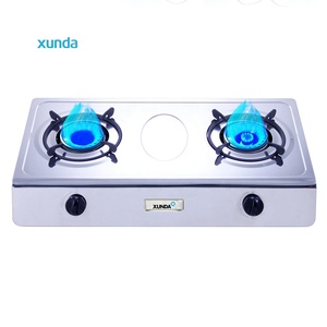 Cocina Portátil de Acero Inoxidable Xunda, Cocina de Gas de Mesa de Doble Quemador, Estufa de Gas para Camping, ¡Oferta! - Product Image 3