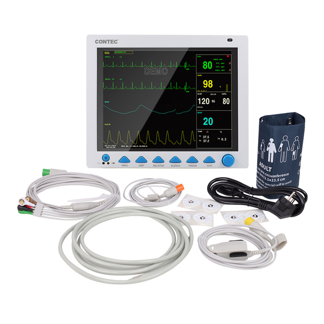 CONTEC CMS8000 ICU Cardiac Monitor Multiparametro Humanos Machine for Sale
