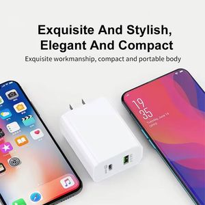 Factory Price A+C Charger for Mobile Phone <b>Fast</b> <b>Charging</b> Type-c 20w Charger for Smartphone Charger - Product Image 4