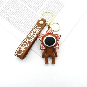 Nuovo Portachiavi Stranger Things con Fiore Mangia-Uomo, Bambola di Eleven e <span class=keywords><strong>Dustin</strong></span>, Ciondolo Fatto a Mano, Regalo - Product Image 3