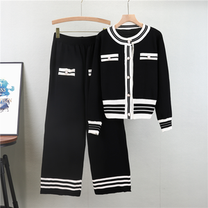 Ropa Elegante <span class=keywords><strong>para</strong></span> Mujer, Venta al por Mayor, Conjuntos <span class=keywords><strong>de</strong></span> Ropa <span class=keywords><strong>de</strong></span> Diseño Vintage <span class=keywords><strong>de</strong></span> Invierno <span class=keywords><strong>para</strong></span> Mujer, Conjuntos <span class=keywords><strong>de</strong></span> <span class=keywords><strong>Dos</strong></span> <span class=keywords><strong>Piezas</strong></span> - Product Image 2