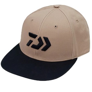 Daiwa Baseball Cap DC-9124CS <b>Flat</b> Brim Canvas Twill Unisex Fishing <b>Hat</b> - Product Image 2