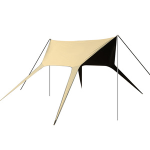 Tarpaulin <b>Tent</b> Polygonal 6-7mm Thick Waterproof Outdoor Camping Beach Party Portable Sunshade Cover - Product Image 1