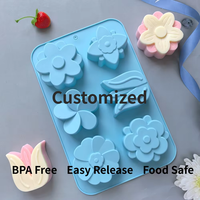 Tulpenförmige Antihaft-Öko-Silikonform für Schokolade und Kuchenbacken - Spezifikationen und Technik DIY-Bastelbedarf