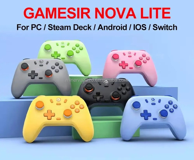 english pack For T4 Nova Lite Wireless for Gamepad for PC Android IOS for Switch Steam Deck-Hall Effect Joystick USB Dongle