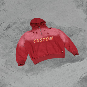 Nouveau sweat à capuche pour homme en coton 100% de haute qualité, surdimensionné, en tissu éponge lavé, imprimé avec un logo, lourd, à fermeture éclair sur le devant - Product Image 2