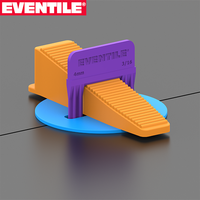 Clips de nivellement pour carrelage EVENTILE USA brevetés, robustes, 1/16 1,5 mm, pour l'installation de carrelage