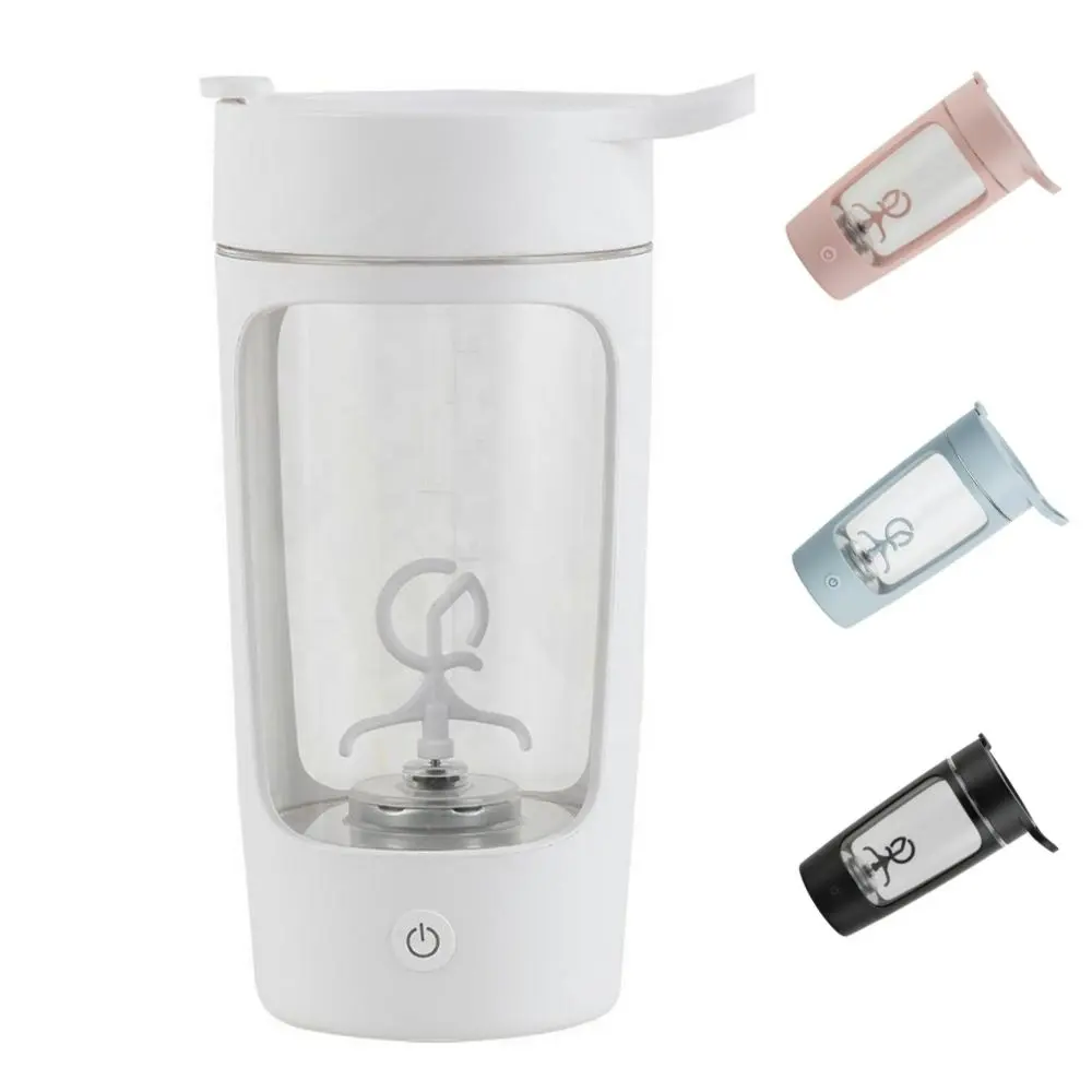 Electric Shaker Bottle Tritan Glass 22oz Water Bottles Sport Gym Mixing The Protein Power, Milk Etc Plastic with Lid Accessories