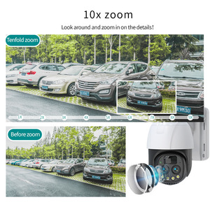 Solar Powered <b>360</b> Degree Panoramic <b>Security</b> <b>Camera</b> With 4G Network And Voice Intercom For Outdoor Monitoring Systems - Product Image 4