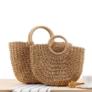 Eimerbeutel Gedruckt Bulk Gewebte Taschen Bolsas de negocios Frauen Kapazitat Handtasche Cartoon Strandtasche Lassige - Product Image 2