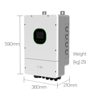 Inversor de Energía Solar de Bajo Voltaje SAJ 5KW 48V 100A, IP65, 97.6% de Eficiencia, 2 MPPT, LiFePO4, Paralelo hasta 4 Unidades - Product Image 2