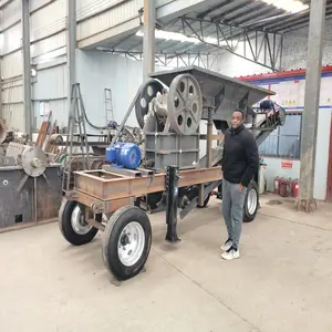Hocheffiziente tragbare mini-zerkleinerungsmaschine für sandherstellung ziegel kiefer in kenia, tansania, pakistan, kamerun