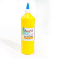 Kit de peinture acrylique haute brillance 24 couleurs 500 ml pour enfants, idéal pour le graffiti, le gypse, les cerfs-volants, les poupées en vinyle, haute viscosité, imperméable, pour toile et verre