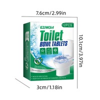 Tablettes nettoyantes effervescentes puissantes pour toilettes et salles de bain, élimination des taches, calcaire, odeurs et désodorisation en profondeur