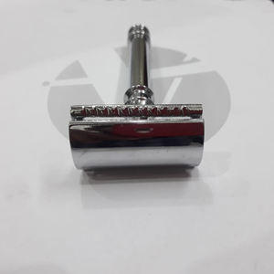 Maquinilla de afeitar de doble filo, maquinilla de afeitar de seguridad de Color cromado con doble borde - Product Image 6