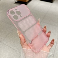 Nouvelle coque de téléphone en maille à dissipation thermique 2026 pour iPhone 17 Air 16 15 14 13 12 11 Pro Max Plus, couleur bonbon, antichoc, souple
