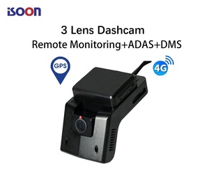 กล้องติดรถยนต์4G 3 Channel Ai dashcam LTE Cloud SIM GPS รถยนต์ DVR 4G กล้องติดรถยนต์3กล้องติดรถยนต์พร้อ<span class=keywords><strong>ม</strong></span> GPS ติดตามวิดีโอติดตามสด - Product Image 1