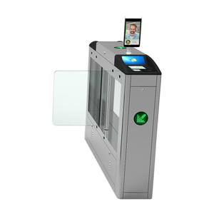 Bosiny giải pháp cung cấp tích hợp đầu đọc RFID hoặc nhận dạng khuôn mặt 7 inch LCD hiển thị Swing cổng turnstile cho ga tàu điện ngầm - Product Image 3