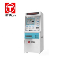 Machine de change de devises étrangères sur pied avec SDK, garantie 12 mois - Lecteur de cartes Visa/Mastercard pour espèces et pièces